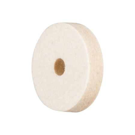 Pferd Felt Wheel, 1-1/4"x1/4"x1/4", Arbor Hole 48690